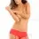 Crotchless Spider Back Lace Garter Panty - Medium/large - Red