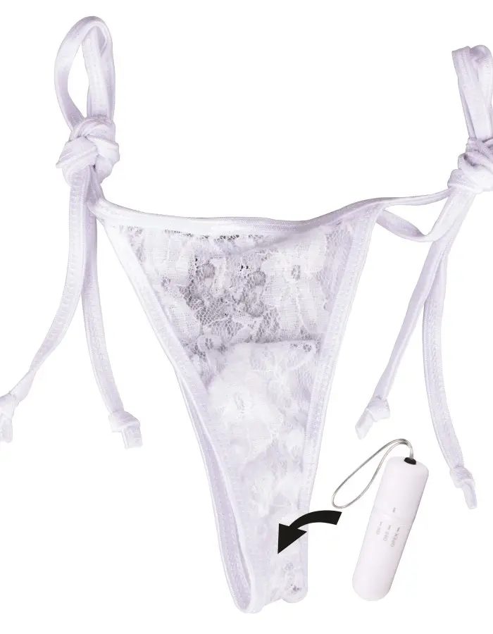 My Secret Screaming O Vibrating Panty Set - White - Each