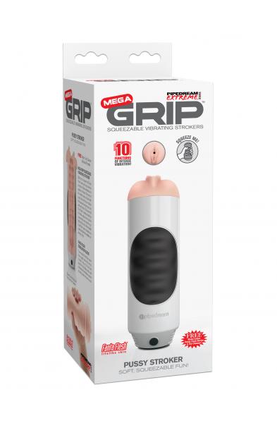 Extreme Toyz Mega Grip Vibrating Pussy Stroker