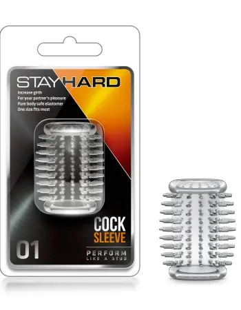Stay Hard Cock Sleeve 01 - Clear