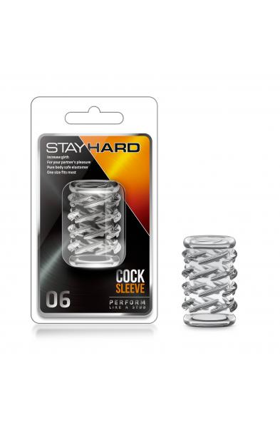 Stay Hard Cock Sleeve 06 - Clear