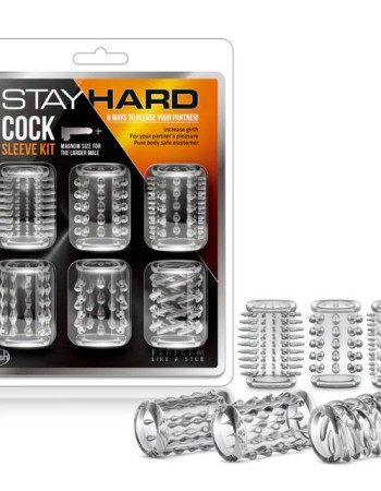 Stay Hard Cock Sleeve Kit - Clear