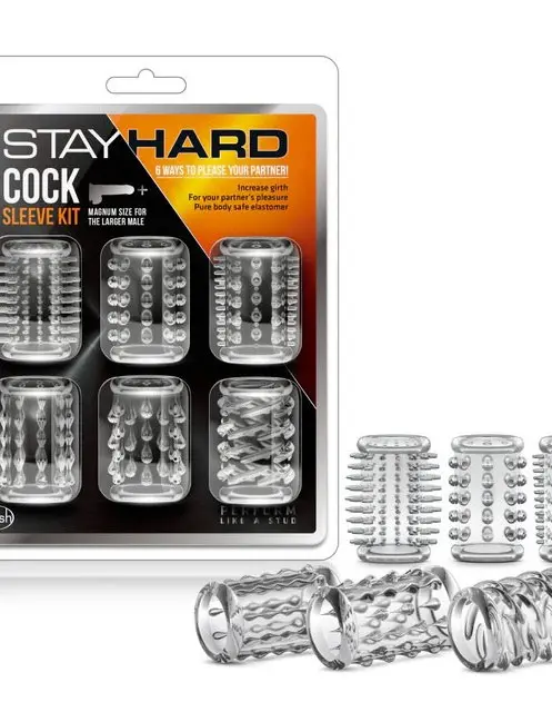 Stay Hard Cock Sleeve Kit - Clear