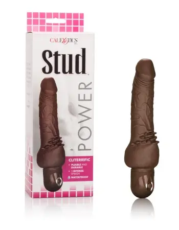 Waterproof Power Stud Cliterrific - Brown