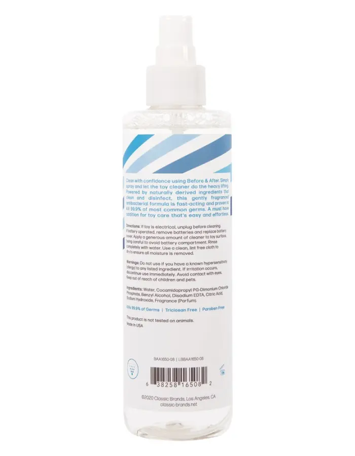 Before and After Spray Toy Cleaner 8 Oz