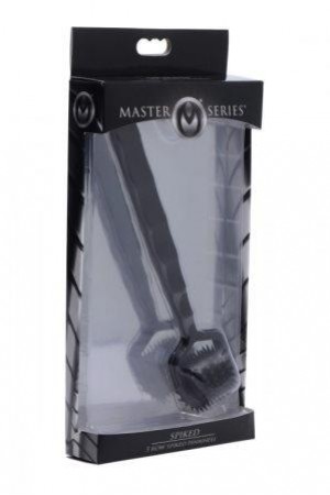 Master Series Spiked 5 Row Pinwheel - Black