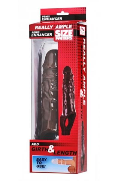 Really Ample Penis Enhancer Sheath - Brown