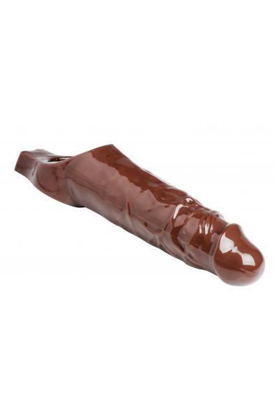 Really Ample Penis Enhancer Sheath - Brown