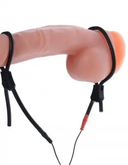 Vigor II Electro Stim Cock and Balls Ties & Frenum Electro Stimulator