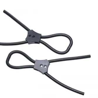 Vigor II Electro Stim Cock and Balls Ties & Frenum Electro Stimulator