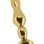 Rich R4 Gold Metal Plug - 4.8 Inch - Dark Purple Sapphire