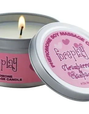 Pheromone Candle Foreplay 4 Oz