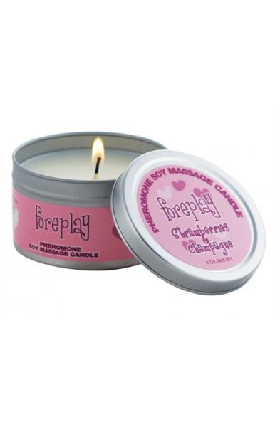 Pheromone Candle Foreplay 4 Oz