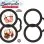 Surenda Silicone Cuffs - Black
