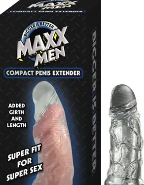 Maxx Men Compact Penis Sleeve - Clear