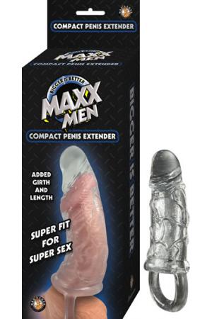 Maxx Men Compact Penis Sleeve - Clear