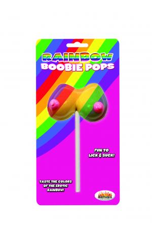 Rainbow Boobie Pops - 1.48 Oz.