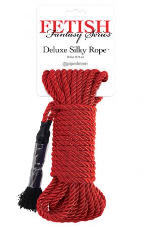 Fetish Fantasy Series Deluxe Silky Rope - Red