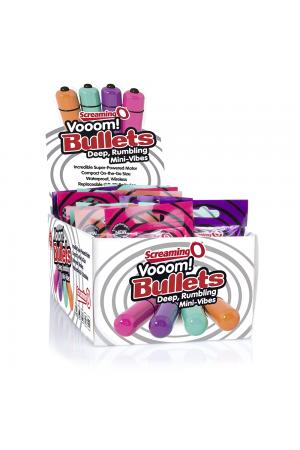 Vooom Bullets - 20 Count Pop Box Display - Assorted Colors