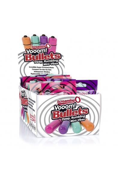 Vooom Bullets - 20 Count Pop Box Display - Assorted Colors