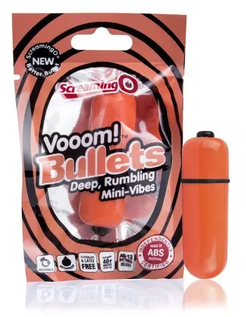 Vooom Bullets Mini-Vibes - Each - Tangerine