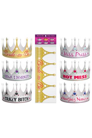 Bride-to-Be Party Crowns