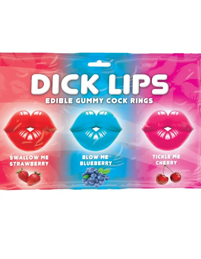 Dick Lips Edible Gummy Cock Rings