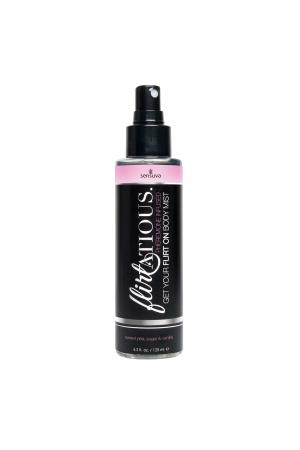 Flirtatious Pheromone Infused Body Mist - Vanilla, Sugar, & Sweet Pea - 4.2 fl.oz / 125 ml