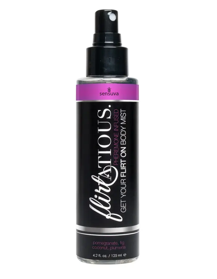 Flirtatious Pheromone Infused Body Mist - Pomegranate, Fig, & Plumeria - 4.2 fl.oz /125ml