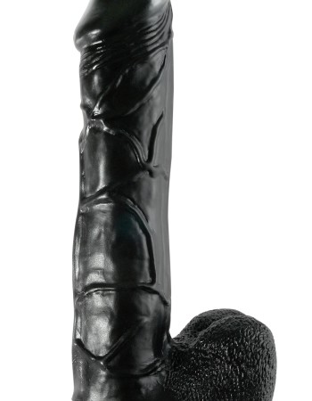 Basix Rubber Works 12 Inch Mega Dildo - Black