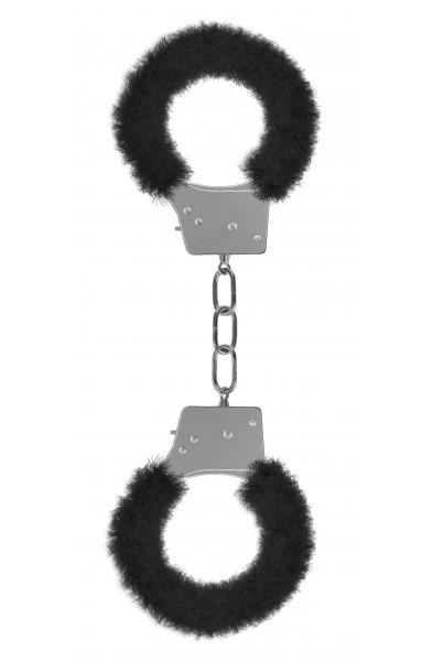 Beginner's Furry Handcuffs - Black