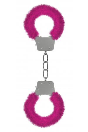 Pleasure Furry Handcuffs - Pink