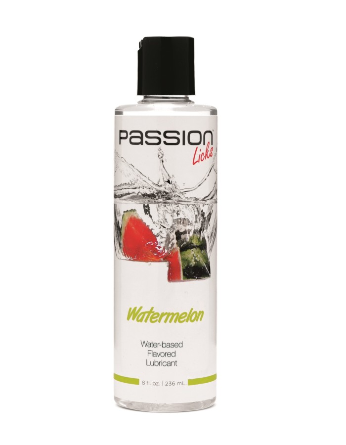 Passsion Licks Watermelon Water Based Flavored Lubricant 8 Fl Oz / 236 ml