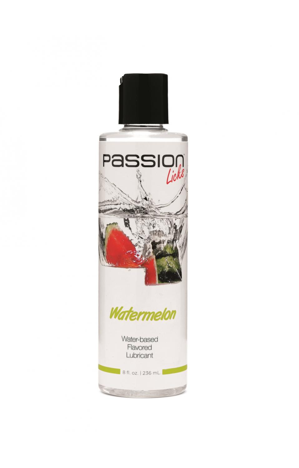 Passsion Licks Watermelon Water Based Flavored Lubricant 8 Fl Oz 236 Ml Pl Ae805 Watermelon 9492