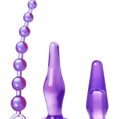 Amethyst Adventure 3 Pieces Anal Toy Kit