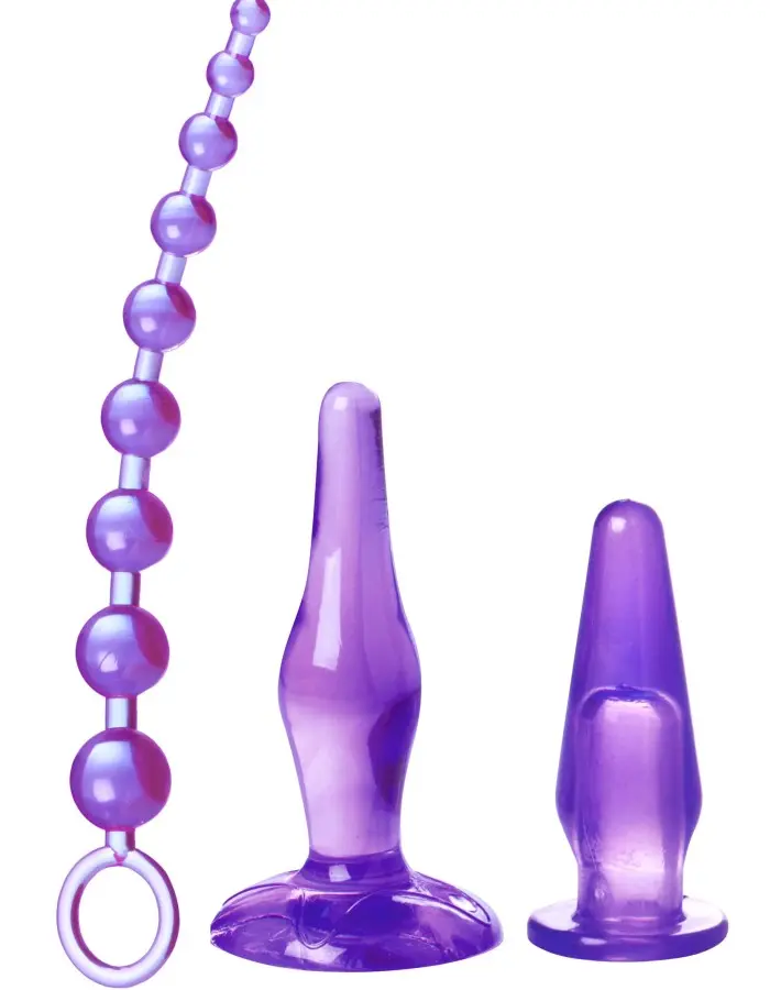 Amethyst Adventure 3 Pieces Anal Toy Kit