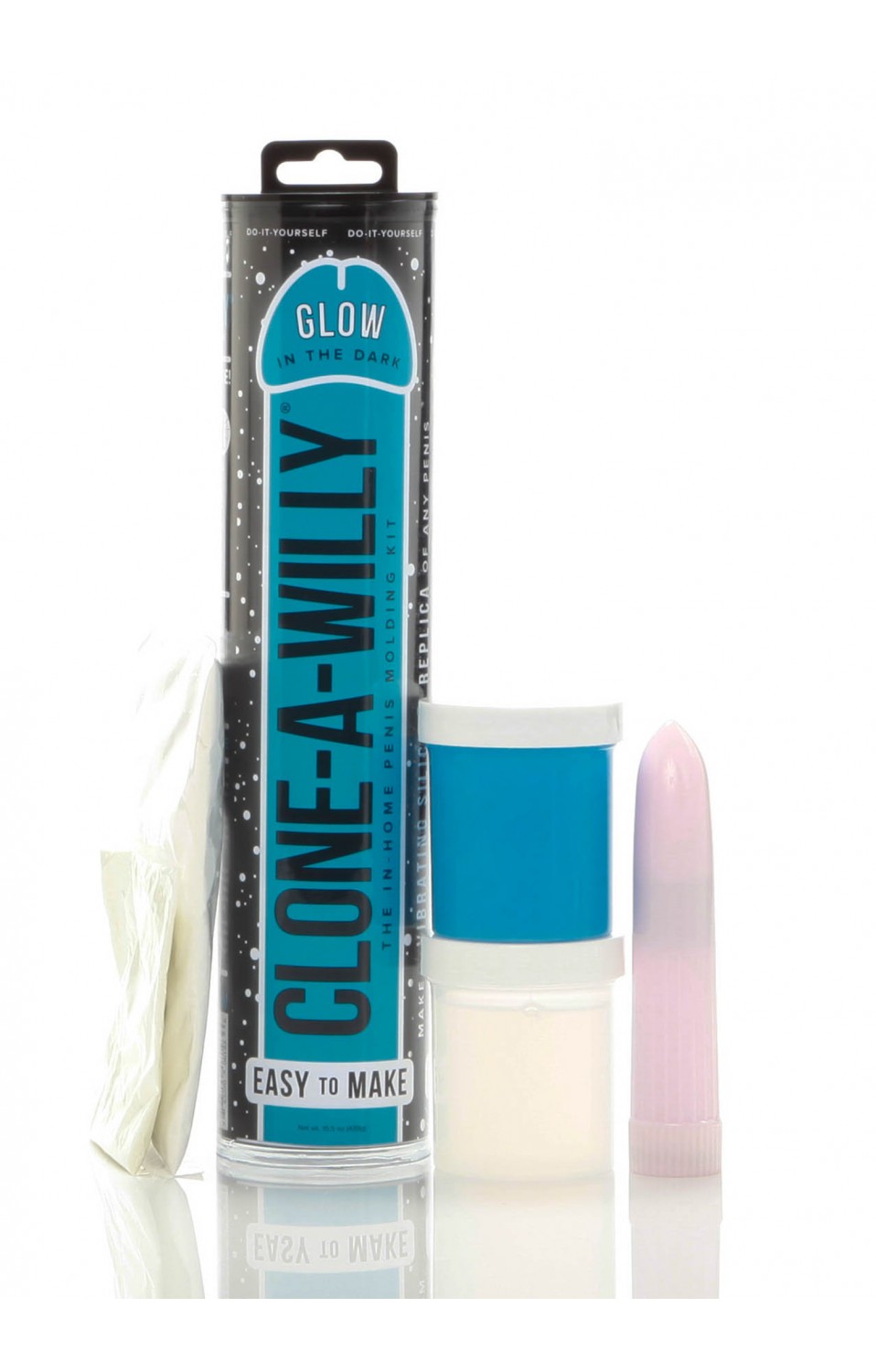 Clone-a-Willy Glow-in-the-Dark Kit - Blue - BD8193