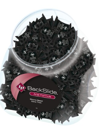 ID Backslide Silicone Lubricant - 144 Count Jar - 6ml Pillows