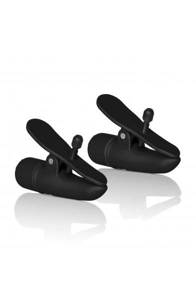 Nipple Play Nipplettes Vibrating Nipple  Clamps - Black