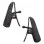 Nipple Play Nipplettes Vibrating Nipple Clamps Black Rechargeable