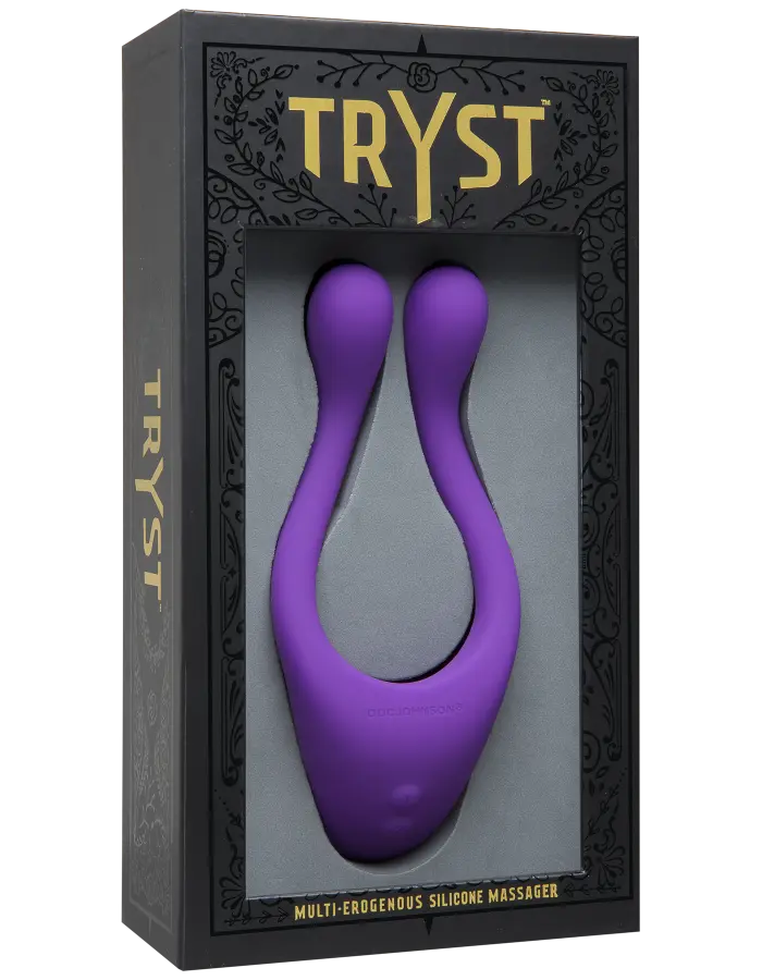 Tryst Multi Erogenous Zone Silicone Massager - Purple
