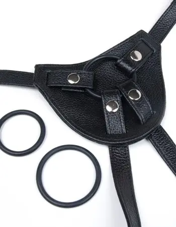 Terra Firma Dee Dildo Harness - Black