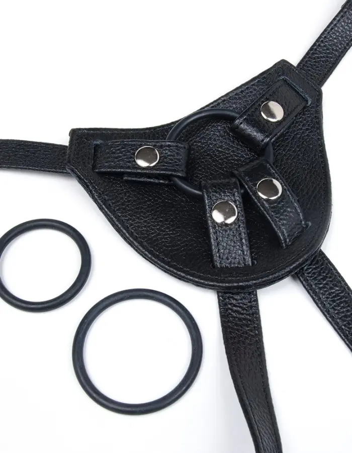 Terra Firma Dee Dildo Harness - Black