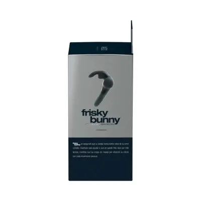 Frisky Bunny Vibrating Ring Black Pearl