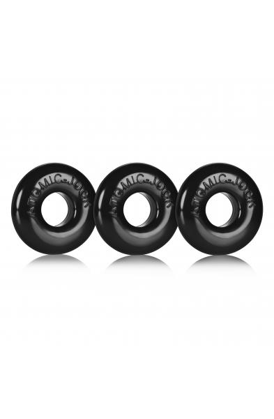 Ringer Cockring 3 Pack - Small - Black