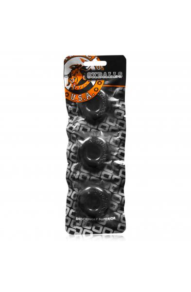 Ringer Cockring 3 Pack - Small - Black