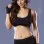 Strike Corsetry Back Microfiber Sports Bra - Small - Black