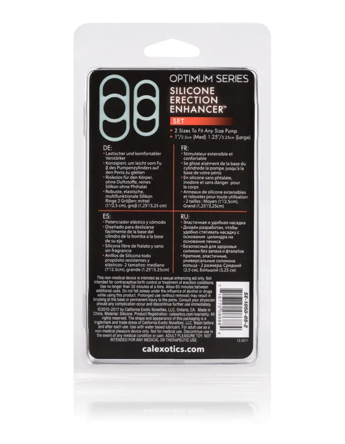 Silicone Erection Enhancer Set of Two