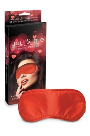 You & Me Silky Red Blindfold