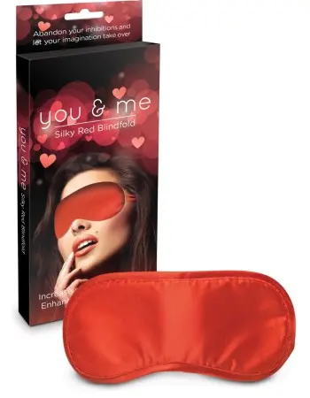 You & Me Silky Red Blindfold